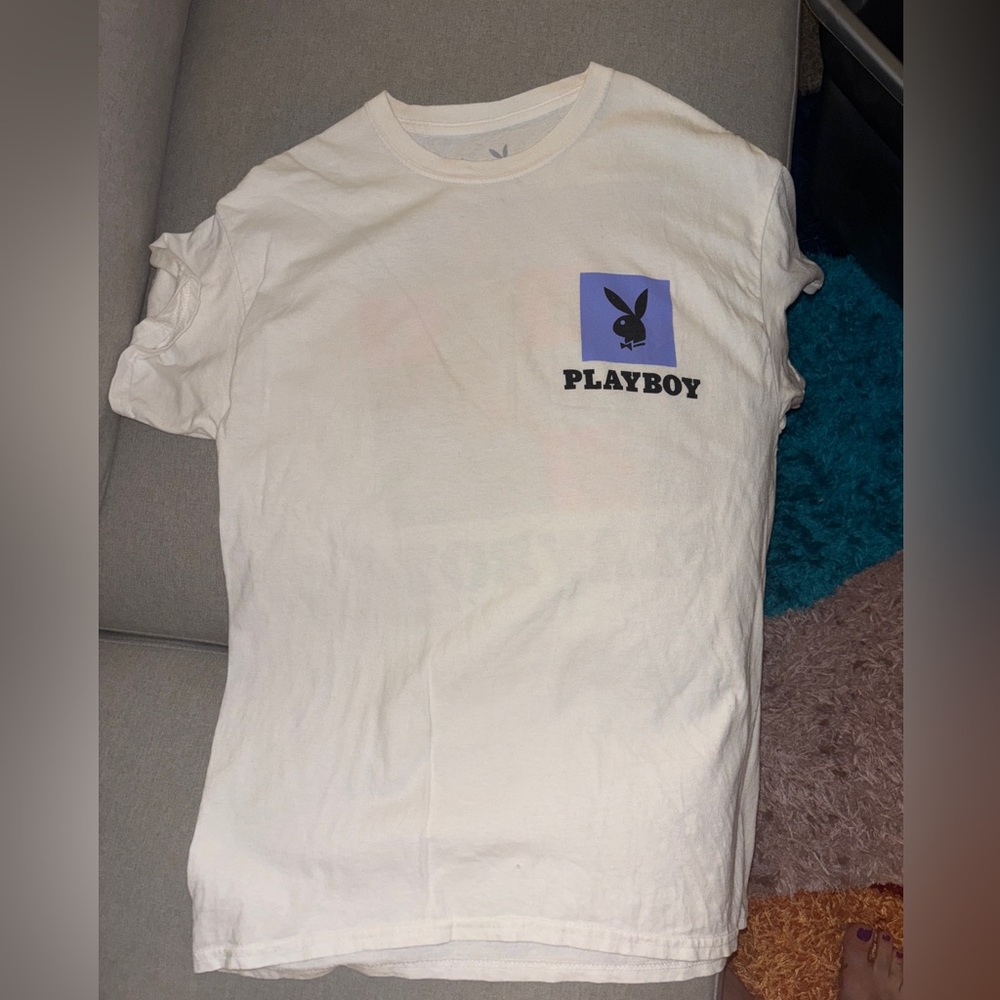 Vintage playboy t shirt sz L